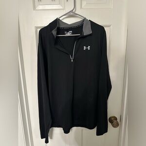 Men’s Black Under Armor Pullover XL